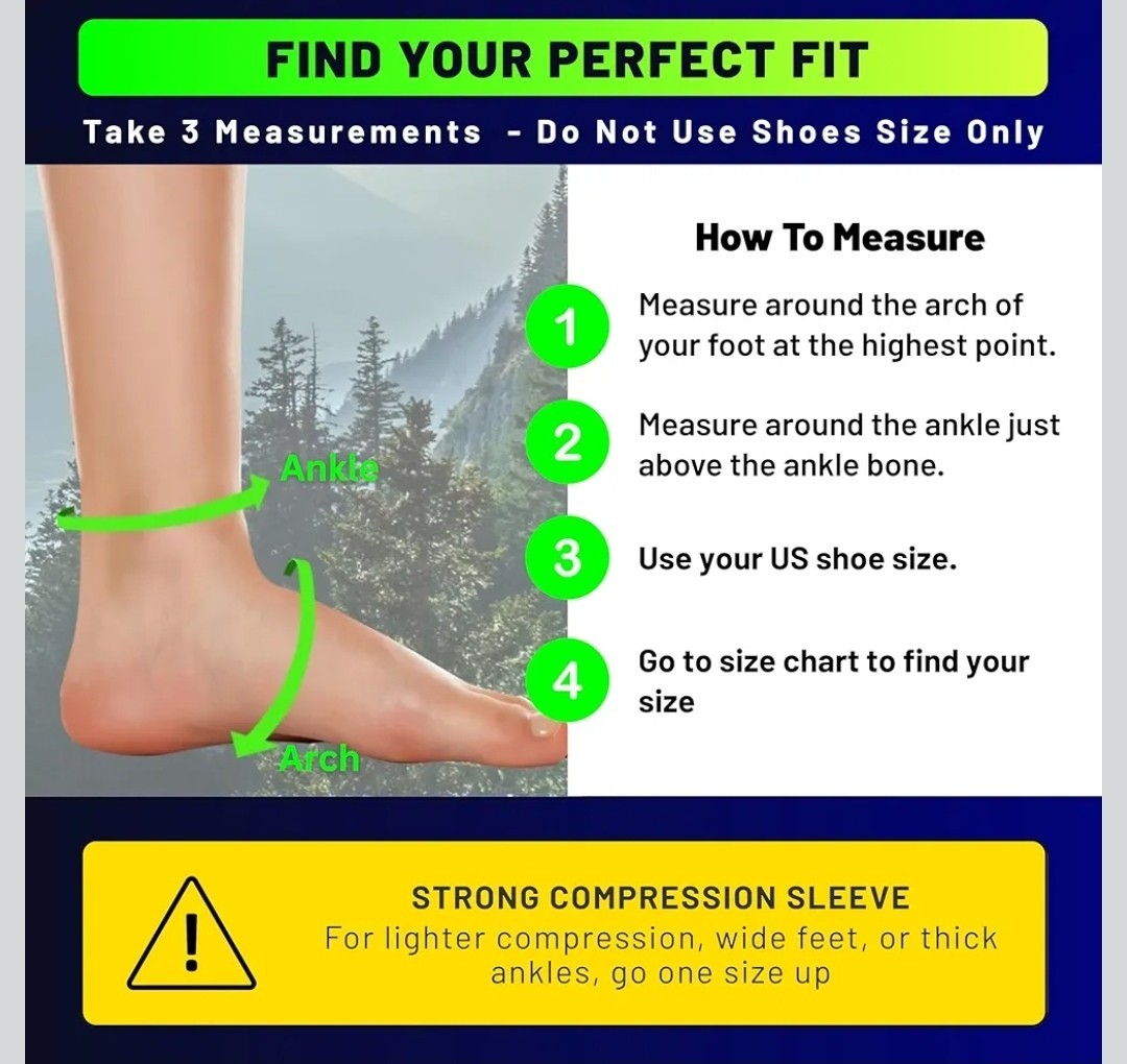 TechWare Pro Ankle Brace Compression Sleeve – Plantar Fasciitis Sock….