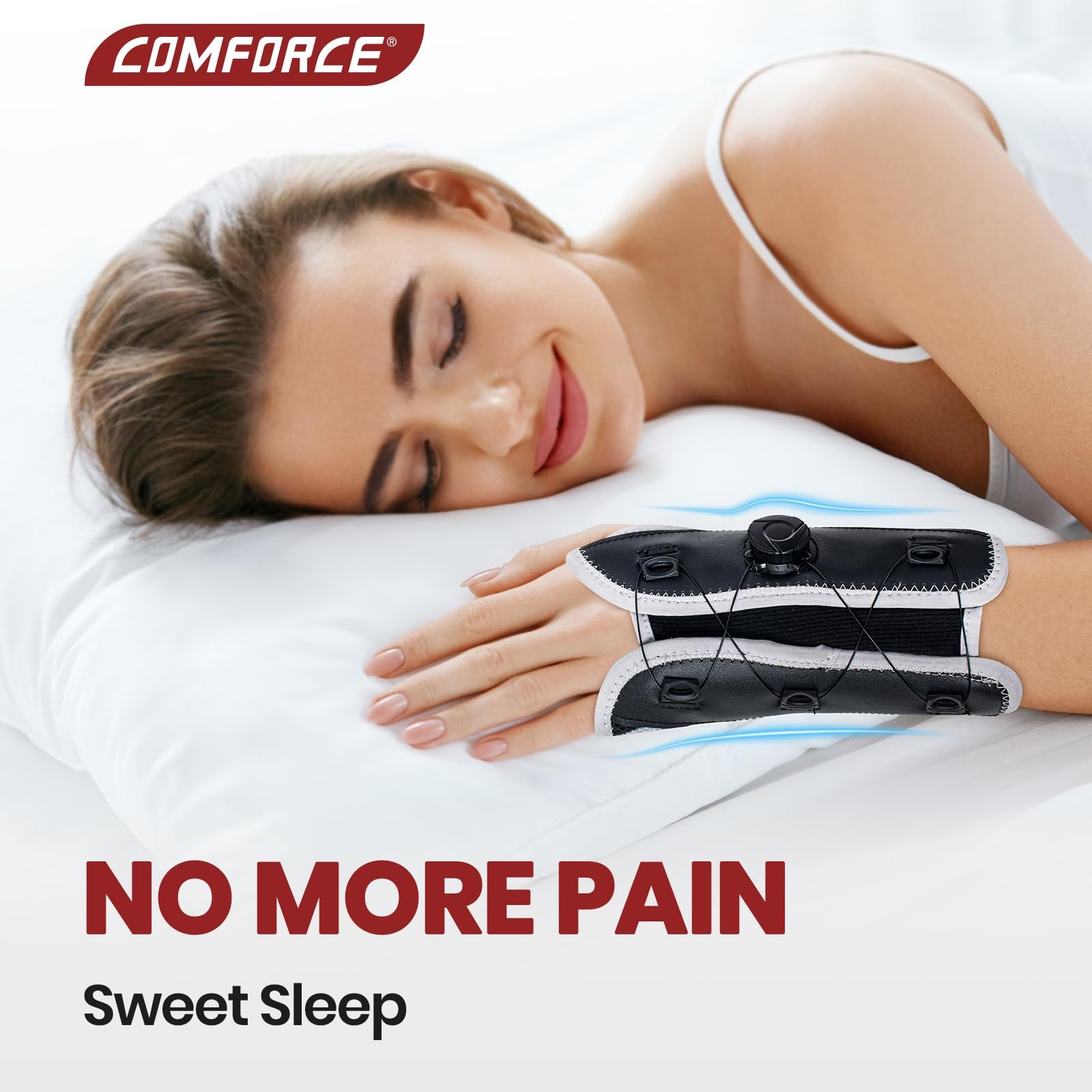 Adjustable Knob Wrist Brace – Stabilizes & Supports for Carpal Tunnel, Arthri…