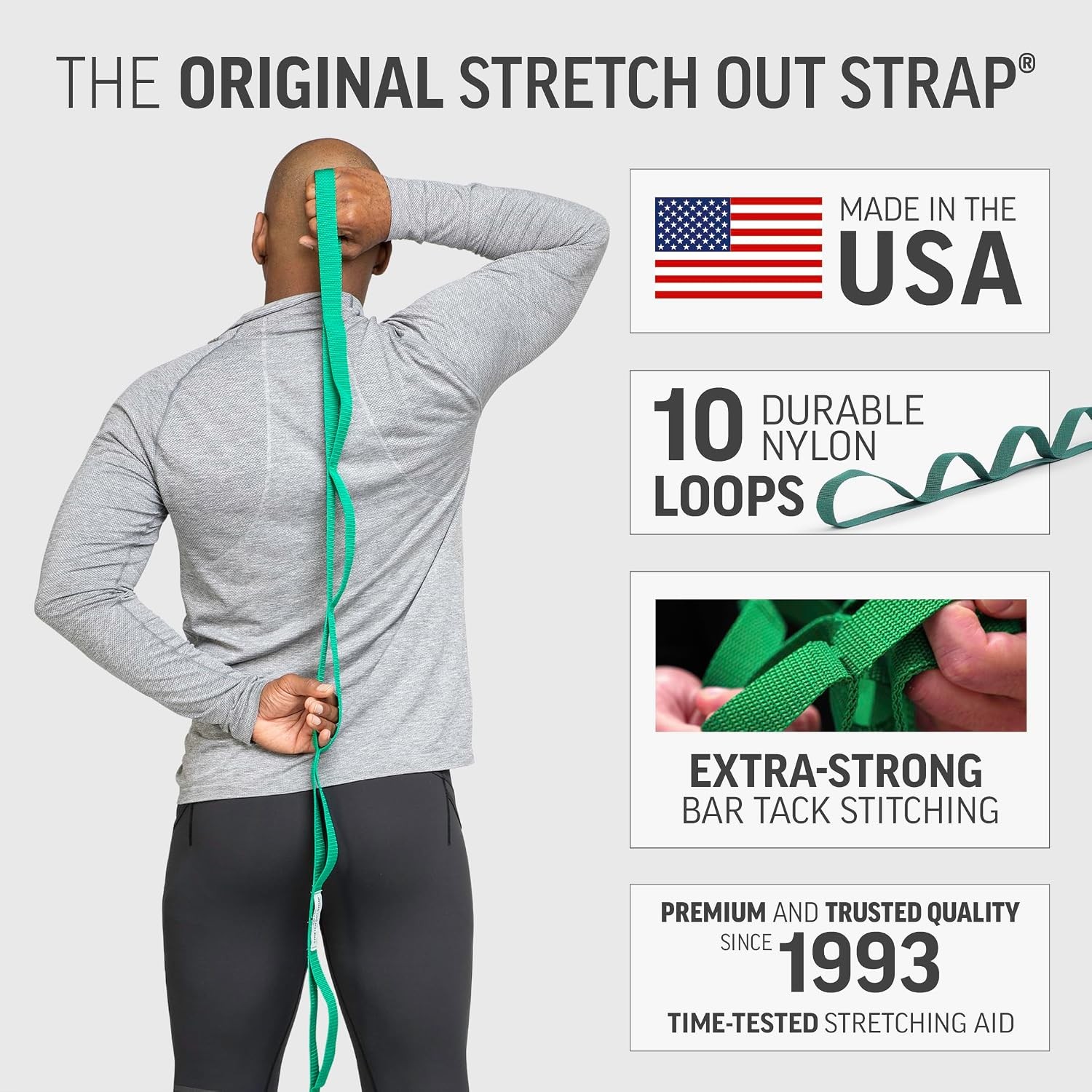 Ultra Stretch Strap for Physical Therapy – Knee Sled Exercise Aid