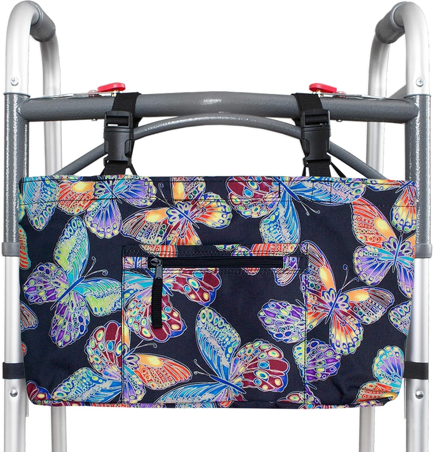 Water Resistant Walker Rollator Bag w/ Soft Cooler Compartment