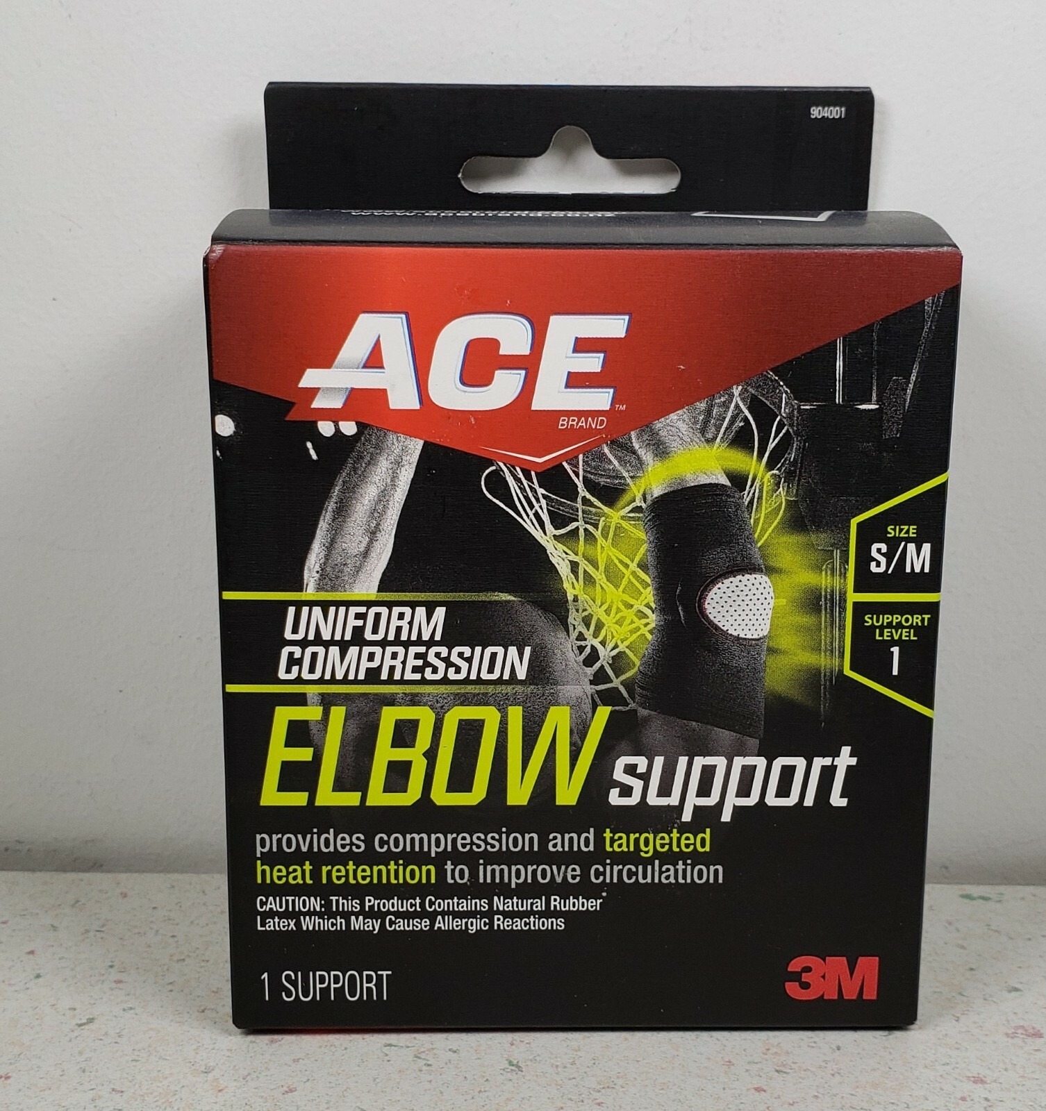 Ace 3m Uniform Compression Elbow Support S/M Level 1 NIB