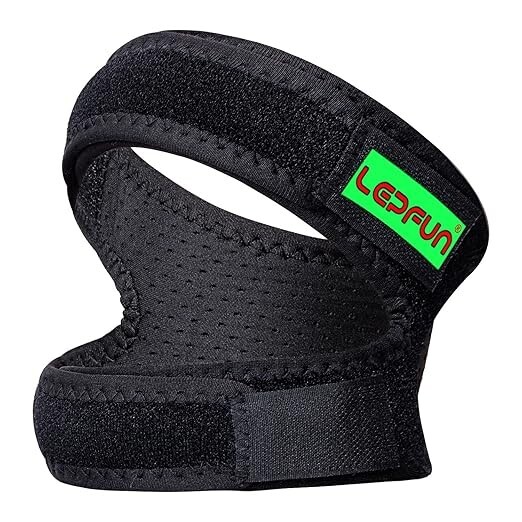 LEPFUN P3000 PATELLA KNEE STRAP/ADJUSTABLE DUAL STRAP BAND BRACE NEW