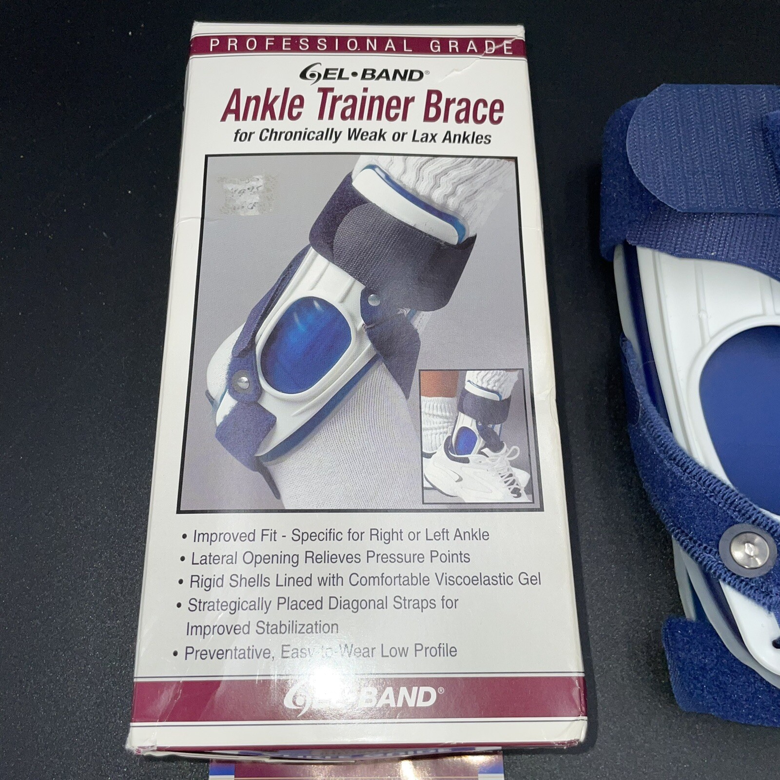 FLA Orthopedics Gel Brand Ankle Brace B5-740840 Gel Band Right Foot