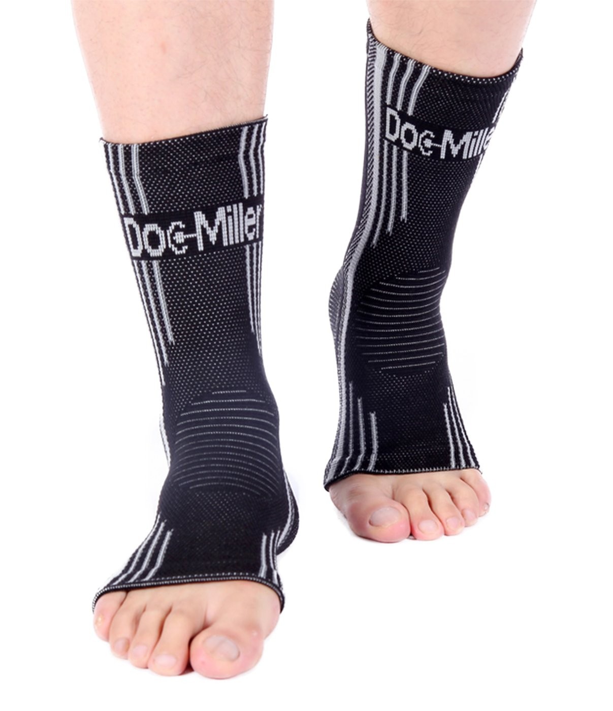 Ankle Compression Sleeve Plantar Fasciitis Support Toeless Socks 1 Pair