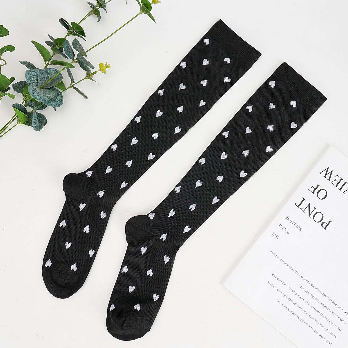 Womens Mens 15-20 mmHG Compression Socks Stockings Over Knee Medical Adult S-XL