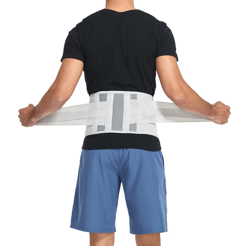 Medical Lumbar Support Lower Waist Back Belt Brace Pain Relief For Men Women opb