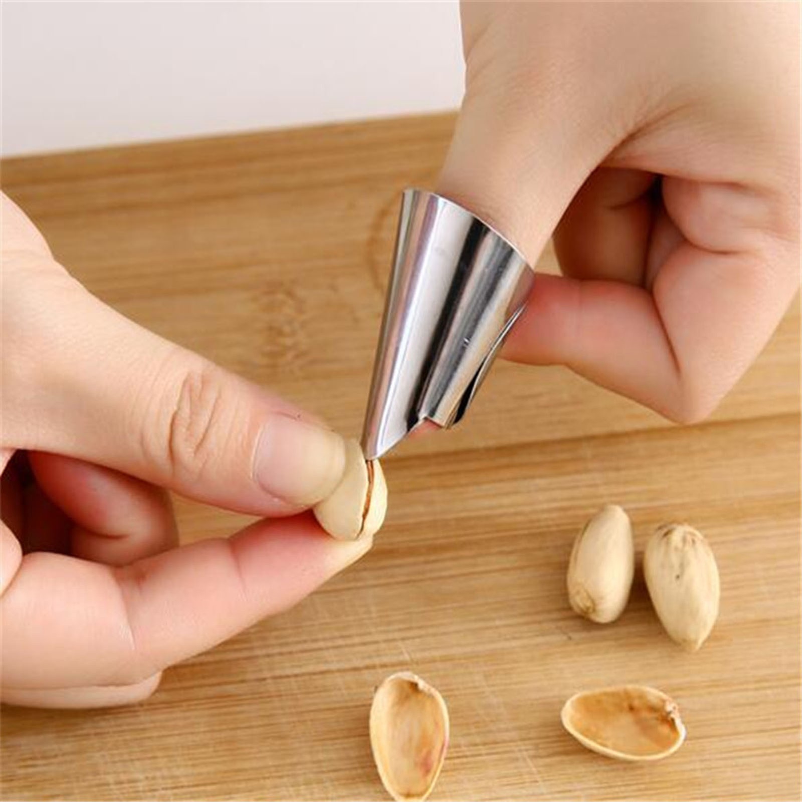 Stainless Steel Finger Guard Protector For Peeling/Chopping