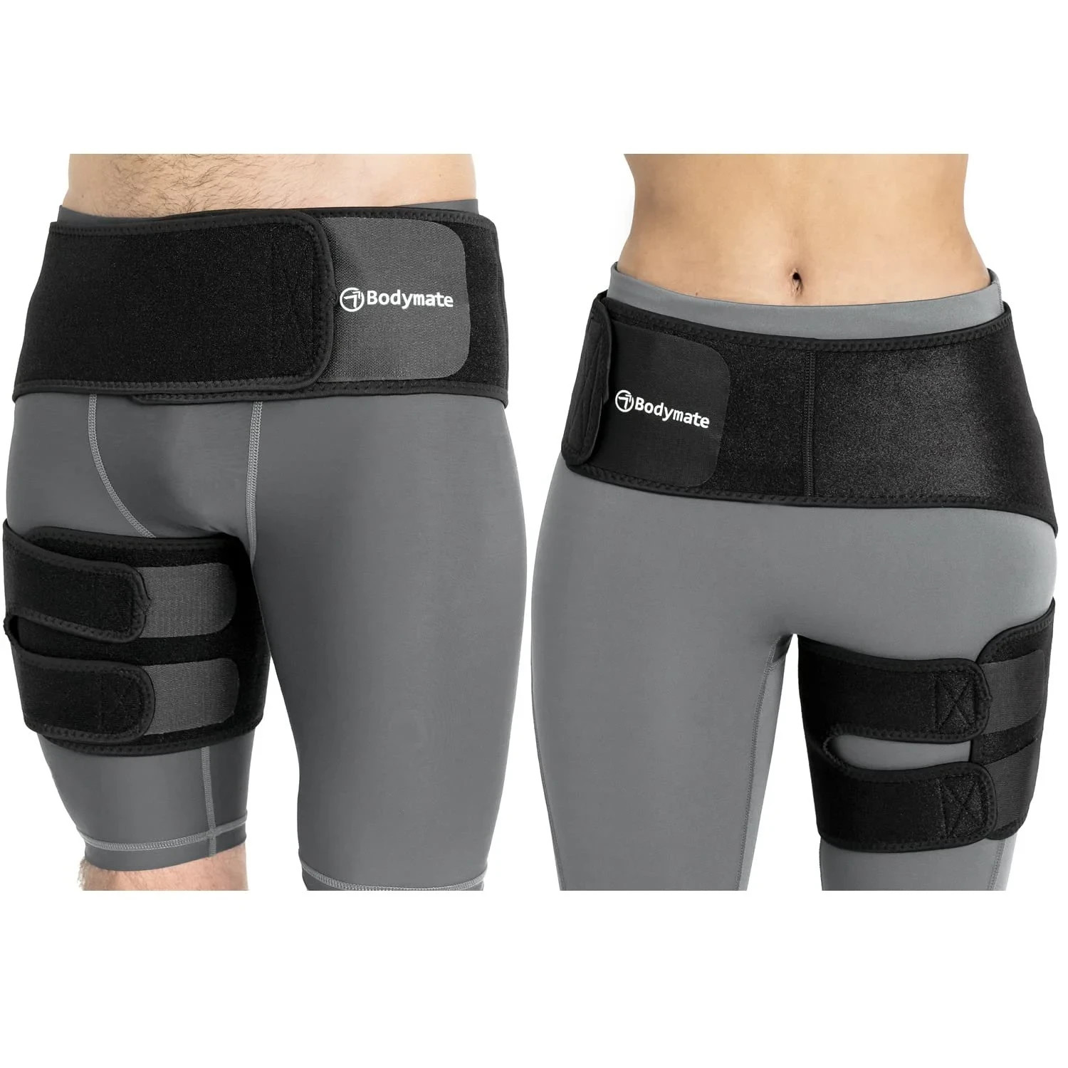 BODYMATE Hip Brace Compression Wrap – Sciatica, SI Joint & Hip Pain Relief NEW