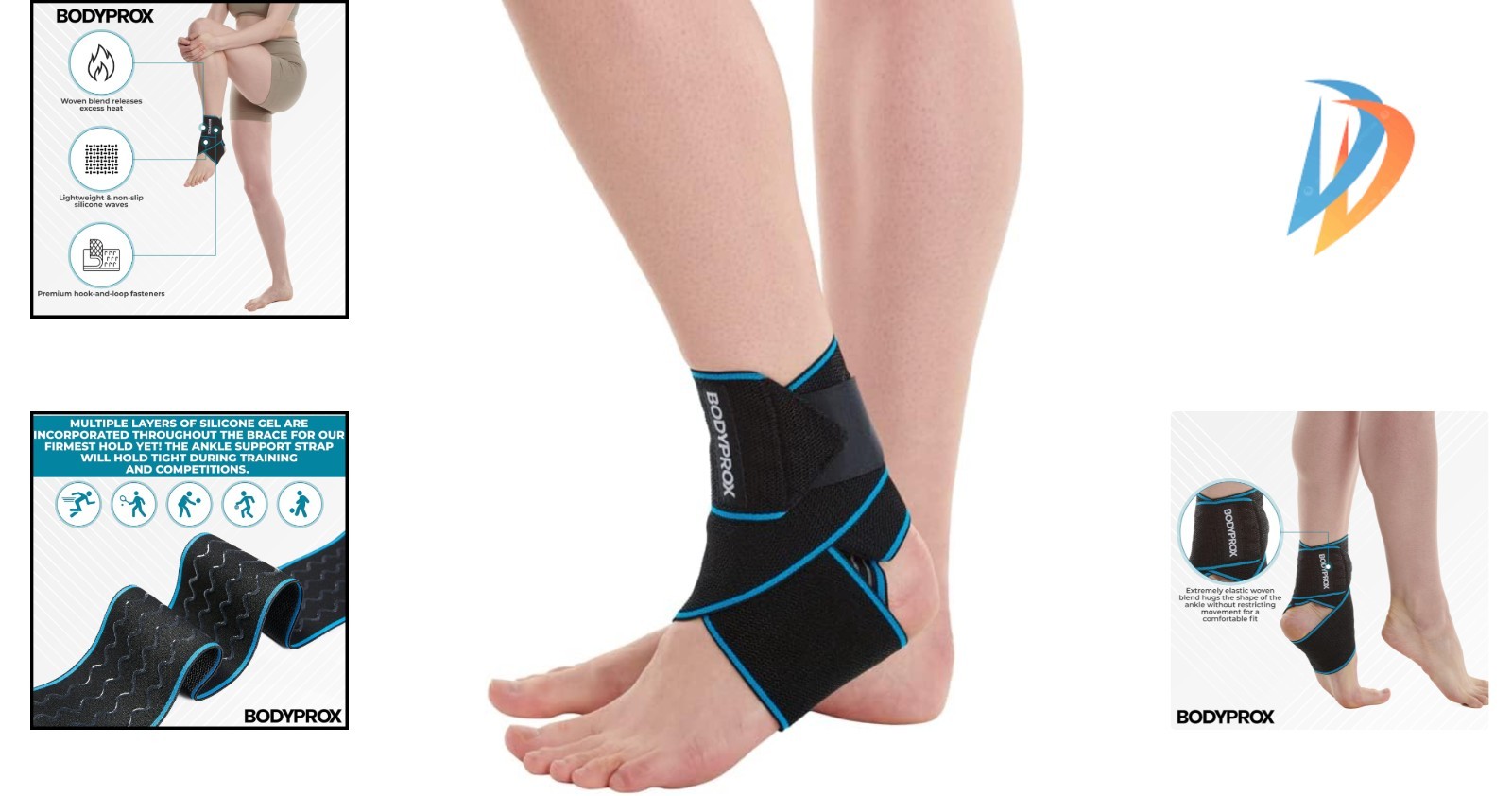 Breathable Adjustable Ankle Brace – Comfortable Protection for Active Lifestyles