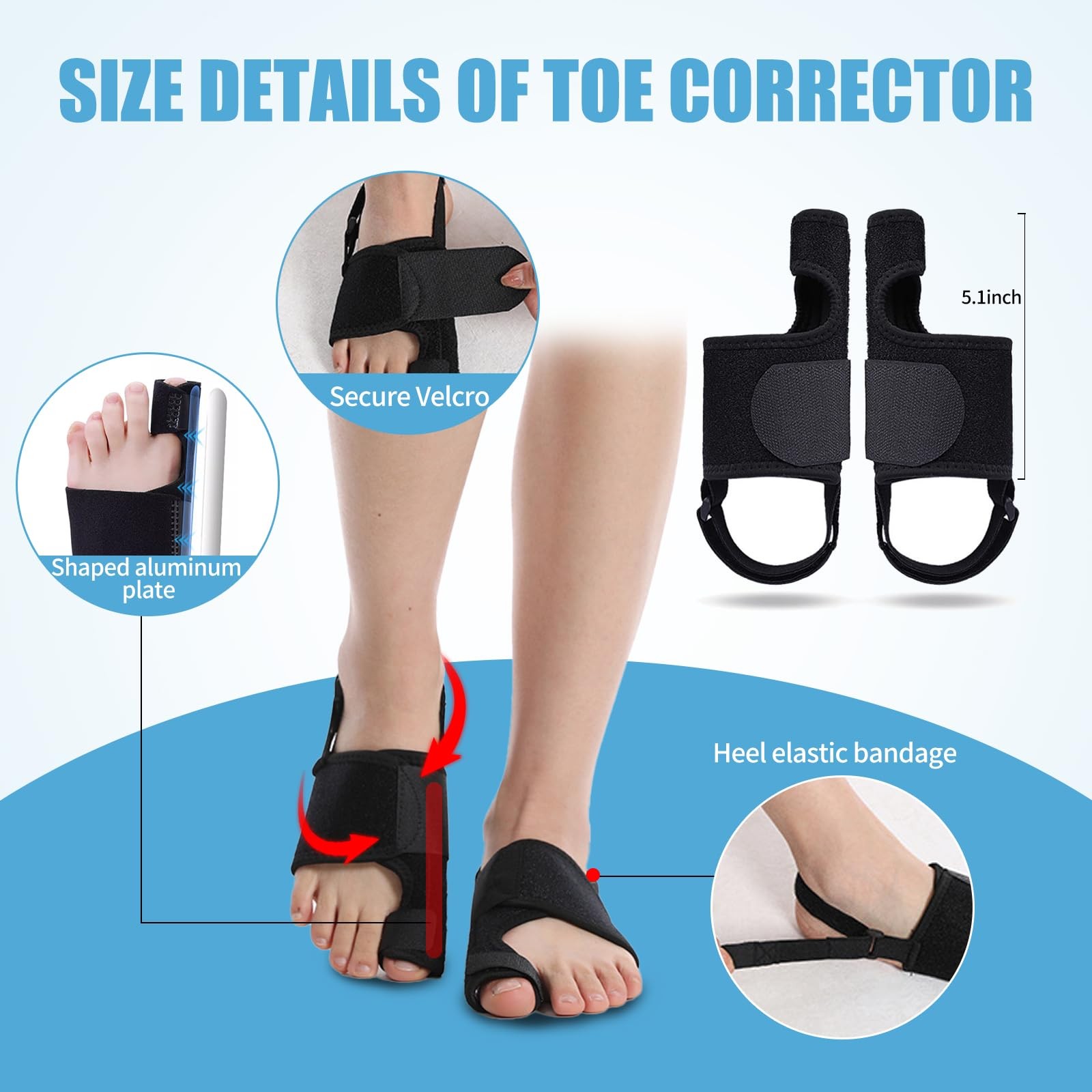 Recovist Bunion Brace for Women & Men – Corrector & Big Toe…
