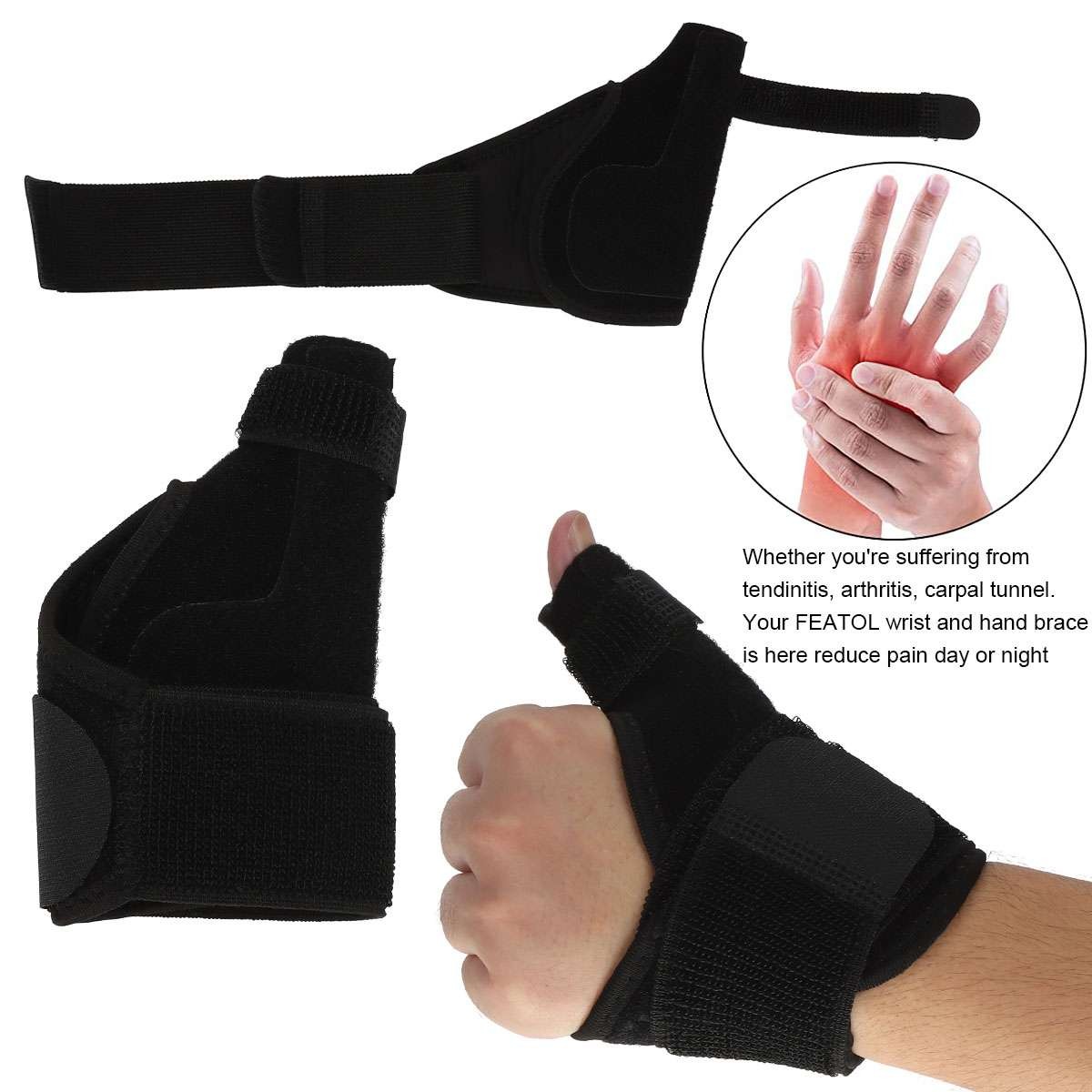 Arthritis Thumb Support Brace Splint for Carpal Tunnel Trigger Thumb Immobilizer