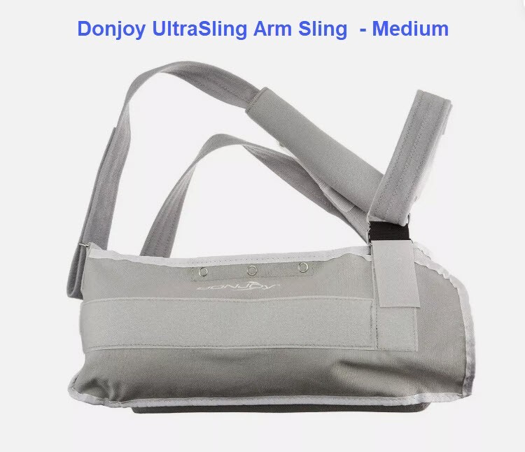 Donjoy UltraSling Arm/Shoulder, Grey, Size – Medium *Preowned