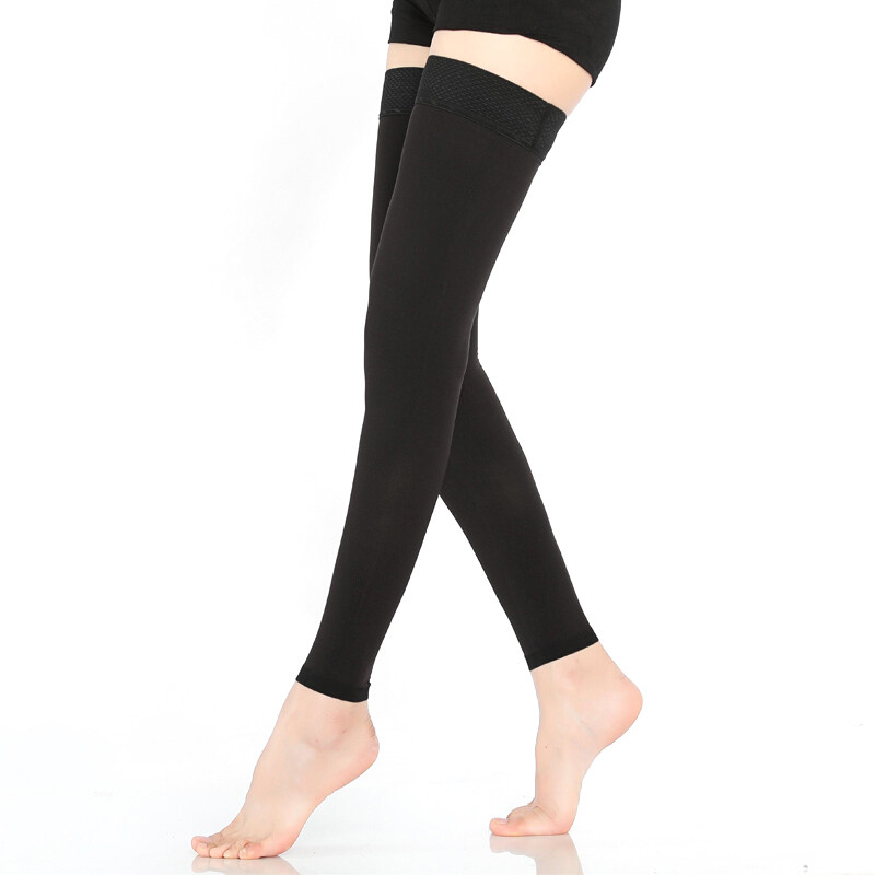Compression Stockings Leg Sleeve 30-40 mmHg Thigh High Varicose Veins Swelling