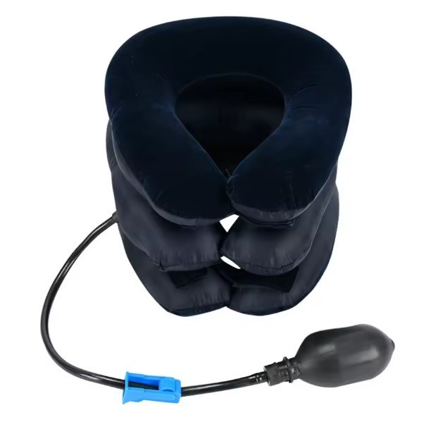 Cervical Neck Traction Device Collar Brace Support Pain Relief Stretcher Therapy