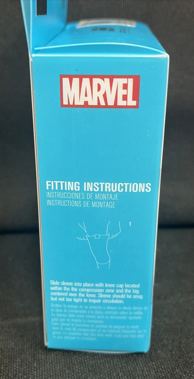 Marvel Iron Man Elastic Compression Knee Sleeve PEDIATRIC