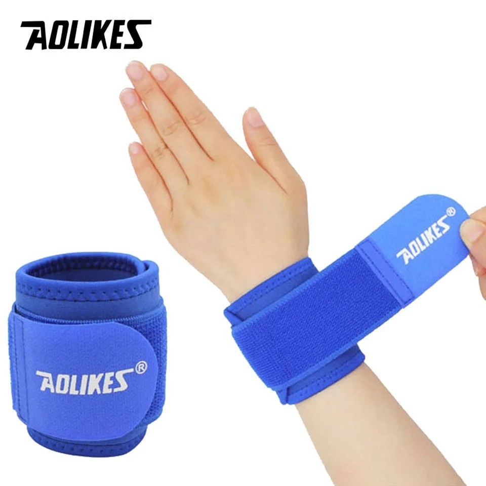 AOLIKES Adjustable Wrist Support Brace Strap Gym Weight Lifting Sports Wrap 1PC