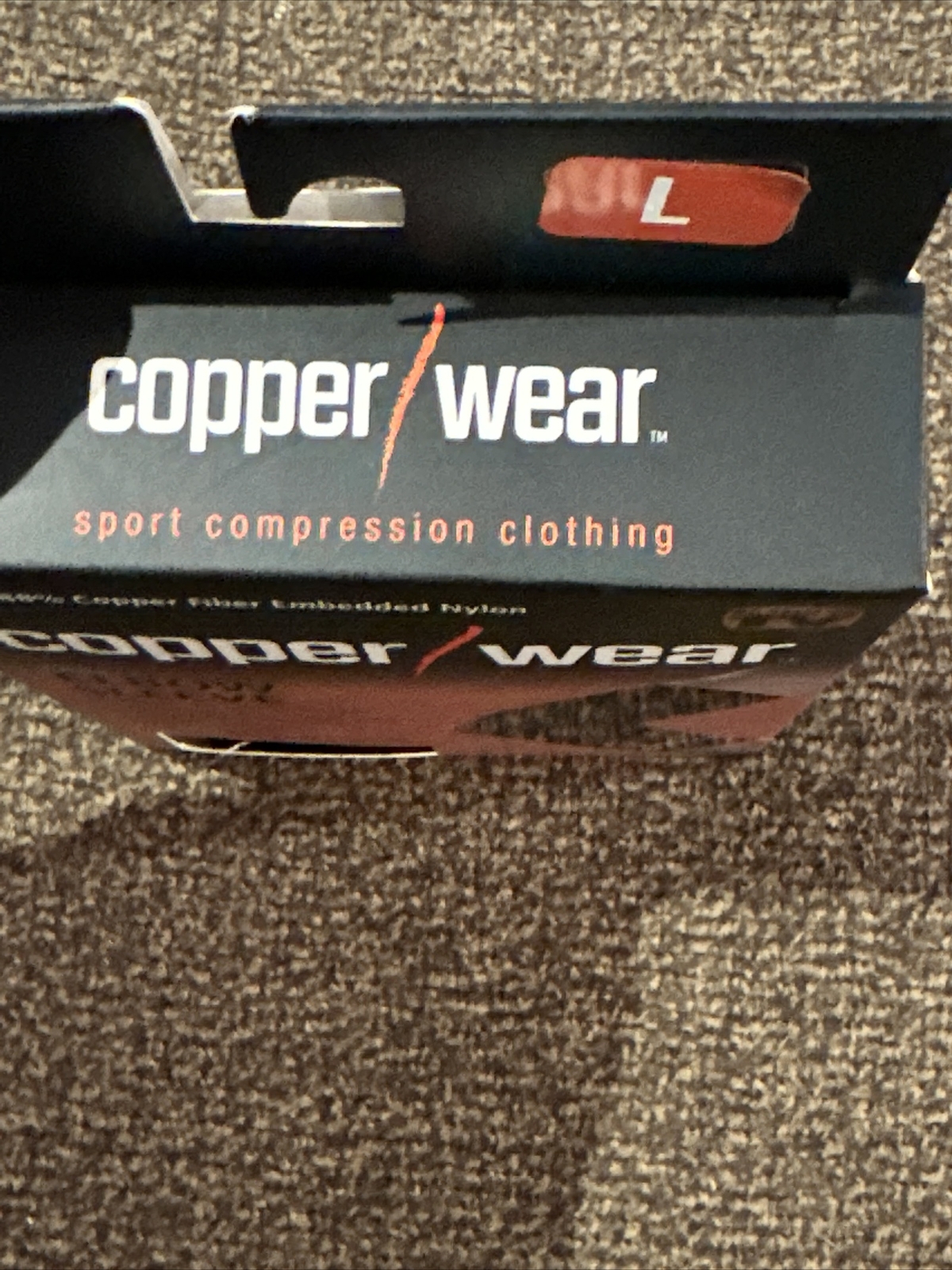Copper Wear Unisex L Compression Elbow Sleeves 88% Copper Nylon 12% Spandex