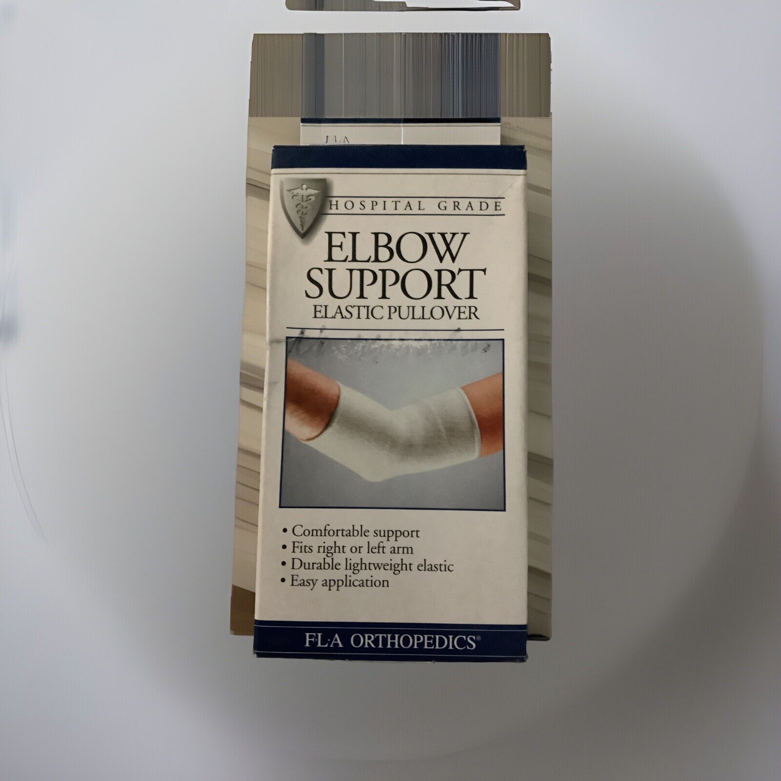 FLA Large Elbow Support Elastic Pullover Hospital Grade White New In Box