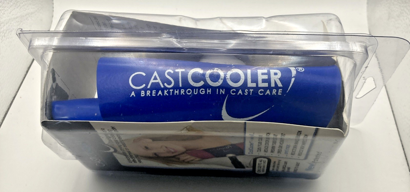CastCooler Cast Cooling Device Blue One Size Freshen & Cool Your Cast – Used