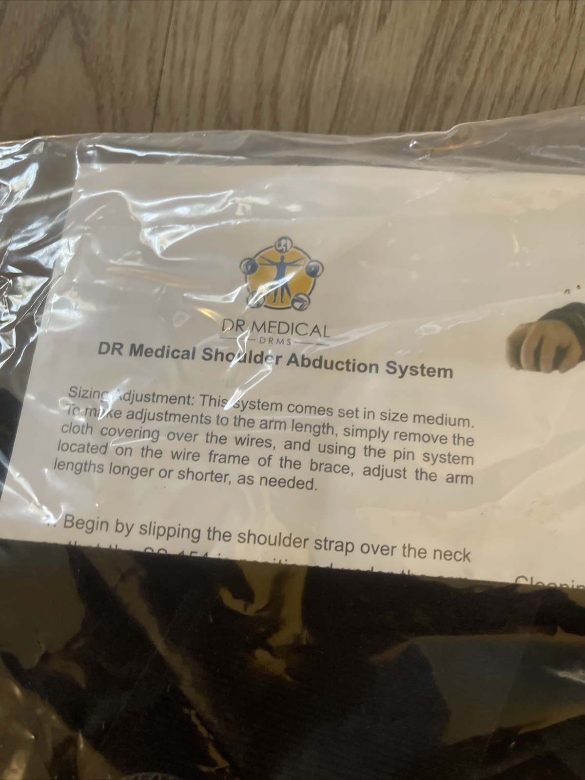 Dr Medical Shoulder Abduction System SS-154 Universal Brace – Black – New