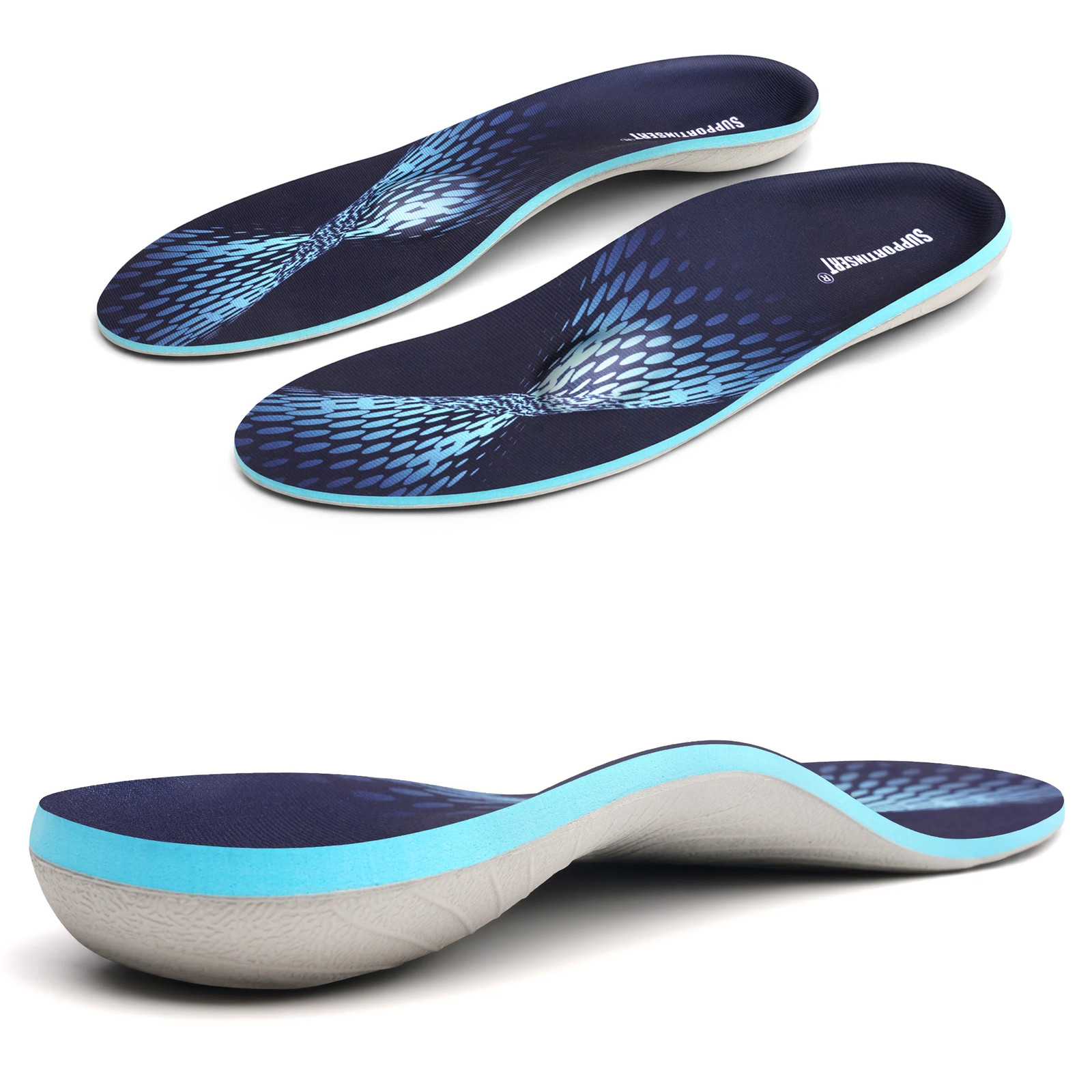 Plantar Fasciitis Orthopedic Sport Insole Men Women Sneaker Flat Feet High Arch