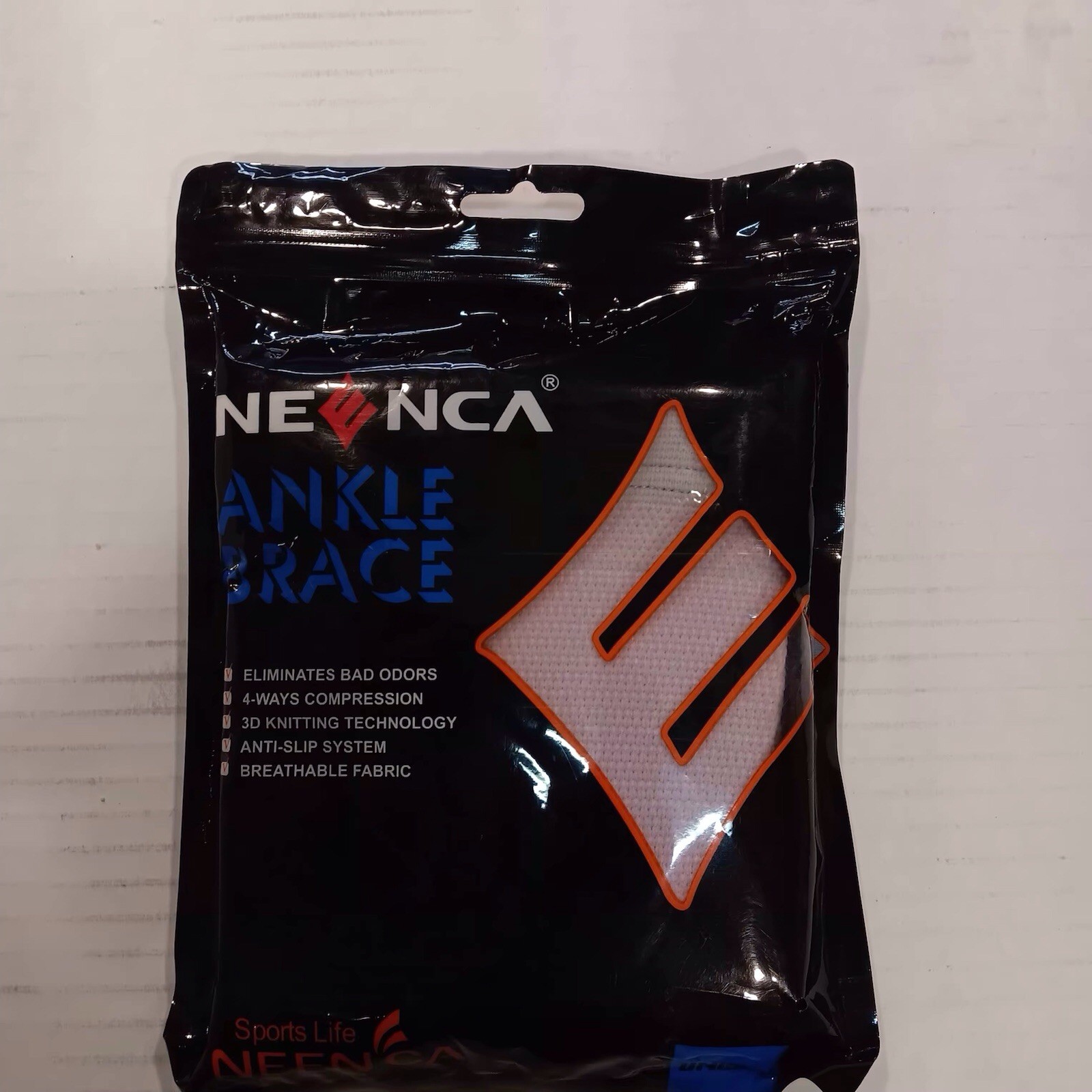 NEENCA Ankle Brace Compression Sleeve Pair Pink XXL Support