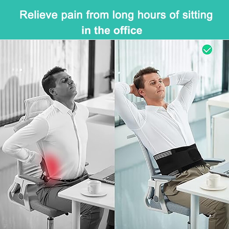 Orthopedic Lumbar Lower Back Support Belt Brace Sciatica Pain Relief Mens Women