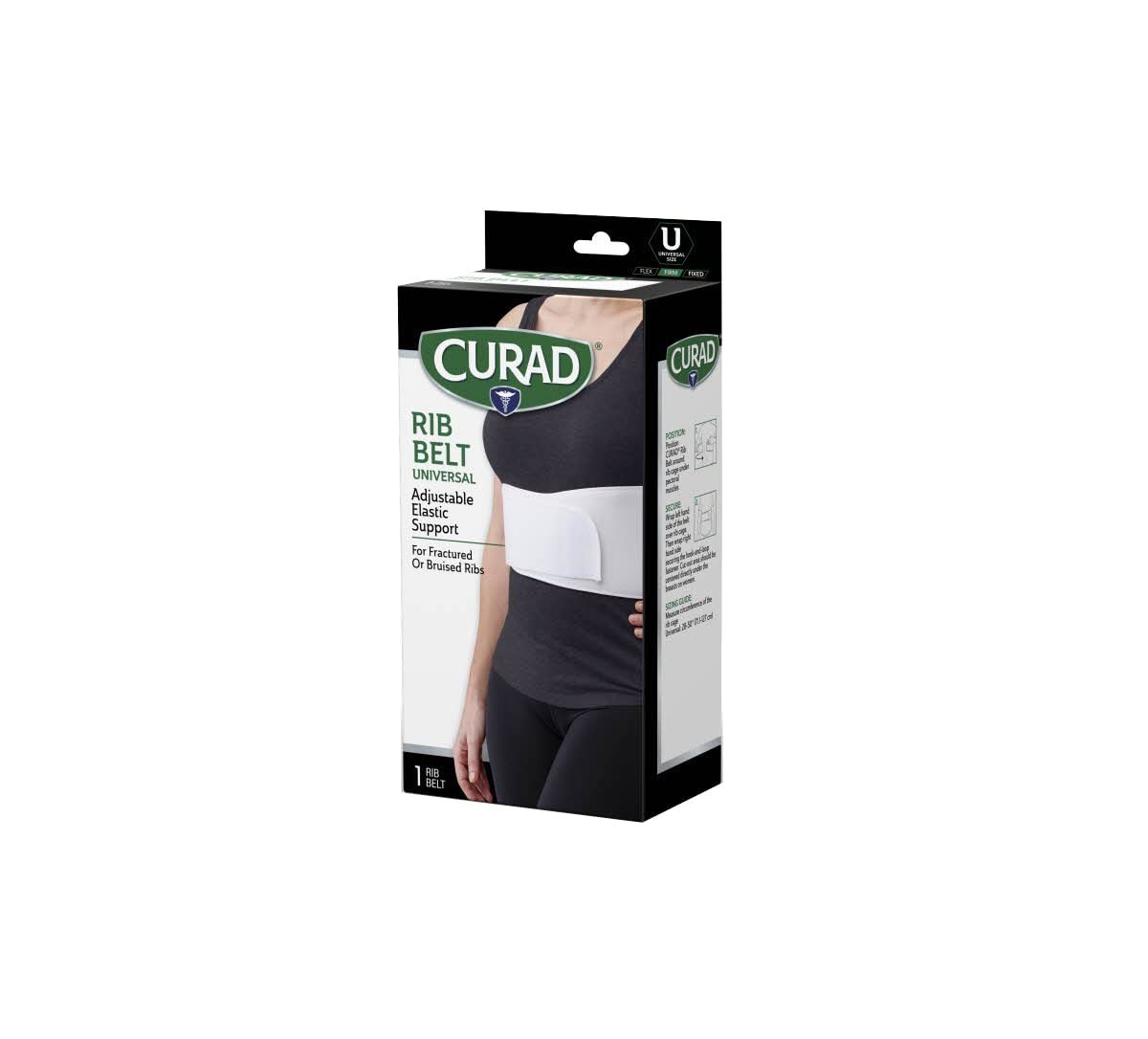 Universal Elastic Rib Belt Adjustable Compression Support for Ribs