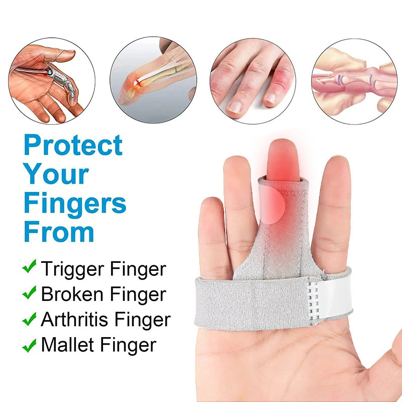 Trigger Finger Splint Finger Brace Orthotics for Index Middle Ring Pinky Mallet
