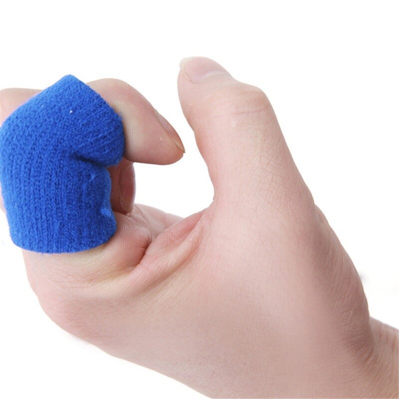Stretchy Gym Wrap Aid 10PC Arthritis Finger Guard Protector Sports Basketball