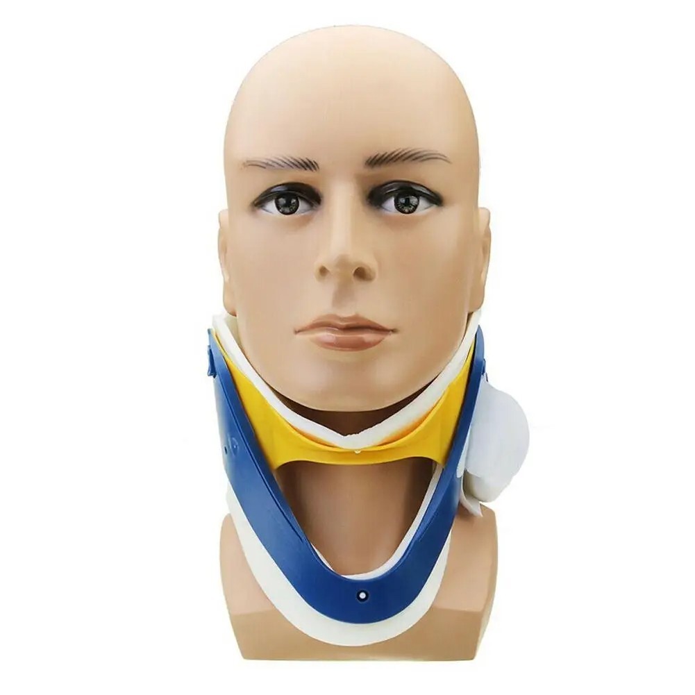 Medical Cervical Neck Brace Collar With Chin Support For Relief Pain Bone Care D