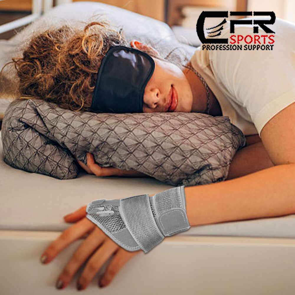 Thumb Wrist Support Brace Splint Carpal Tunnel Sprain Adjustable Right Left Hand
