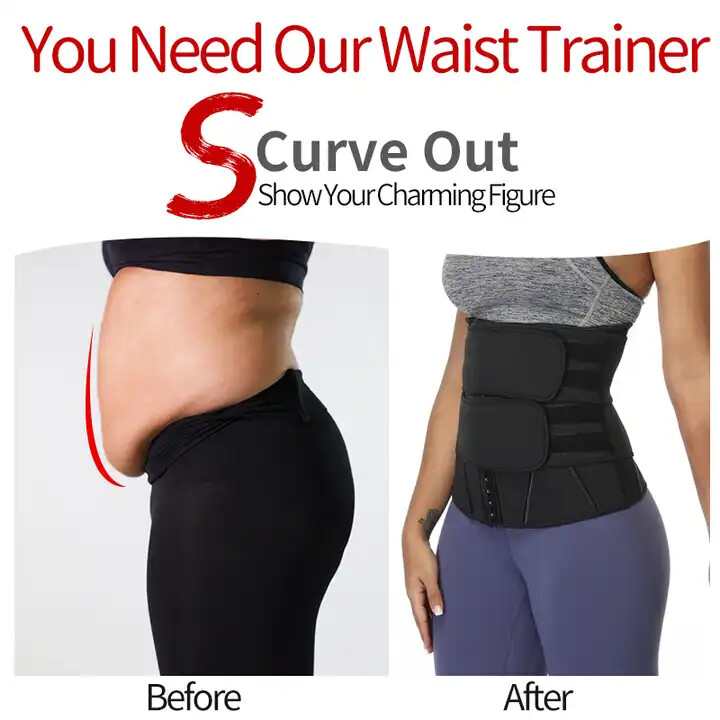 Weight Loss Unisex Women & Men Sweat Belt and Waist Trainer Waist Training Belt