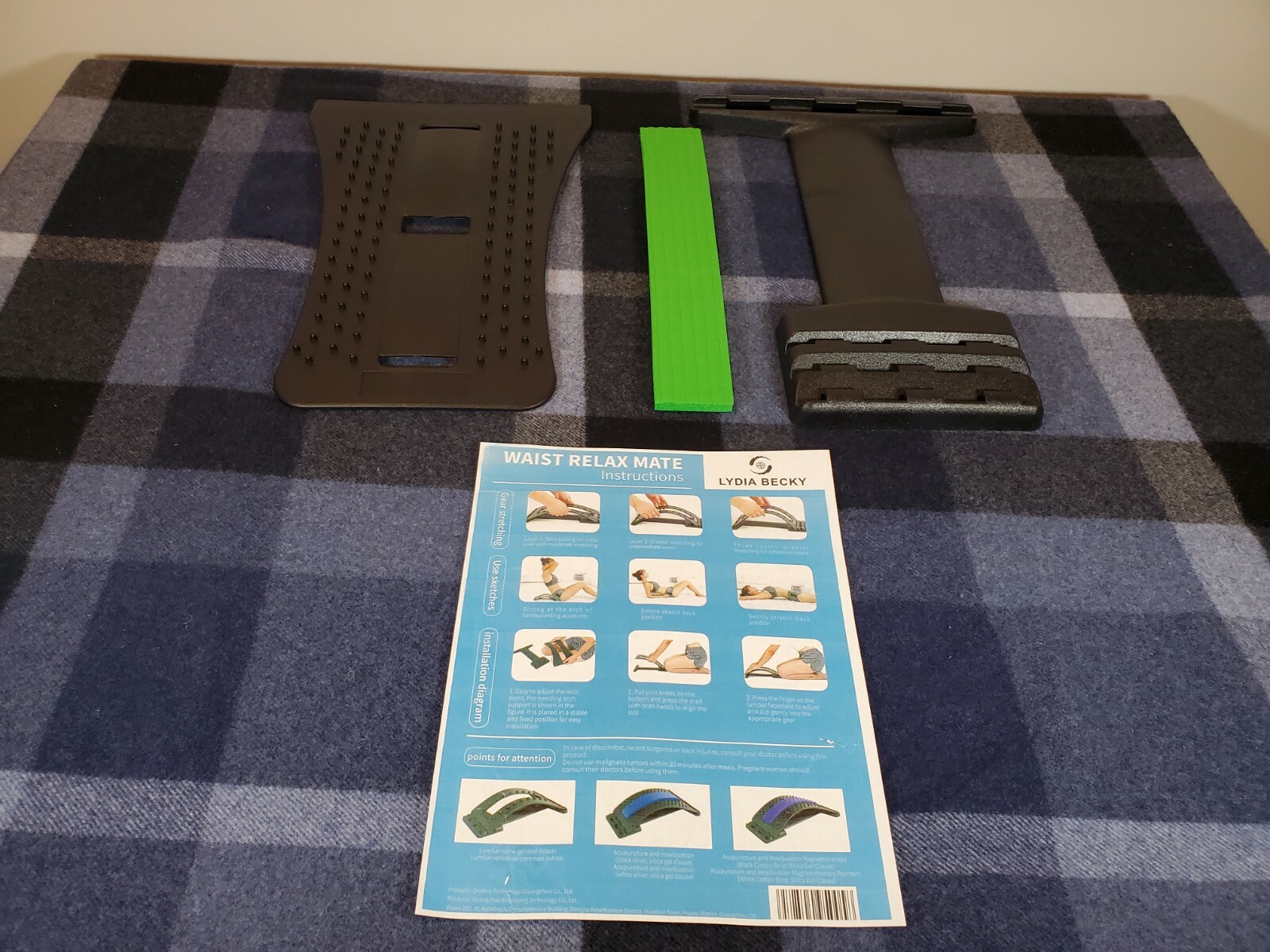 Waist Relax Mate Multilevel Back Stretching Device Relieve Chronic Pain – READ