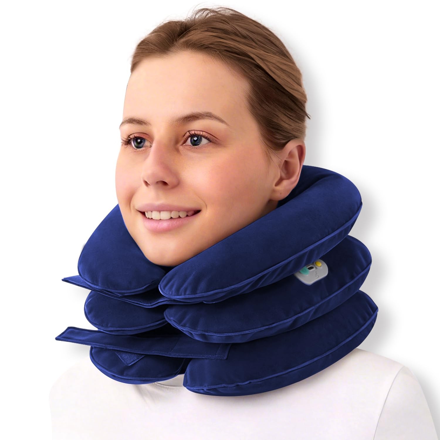 Electric Pump Cervical Neck Traction Device for Neck Pain Relief, One-Click-t…