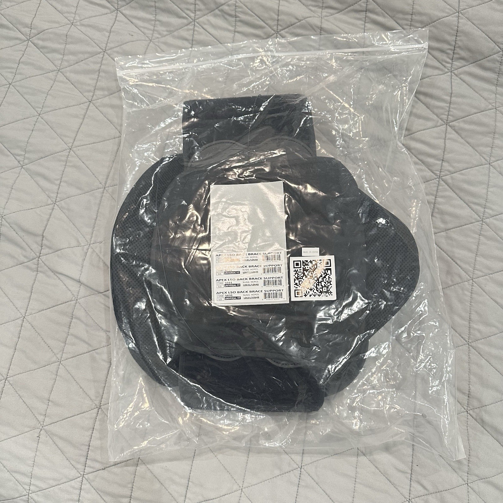 Advanced Ortho Apex LSO2 Adjustable Back Brace Support 5031 Universal S/M/L Fit