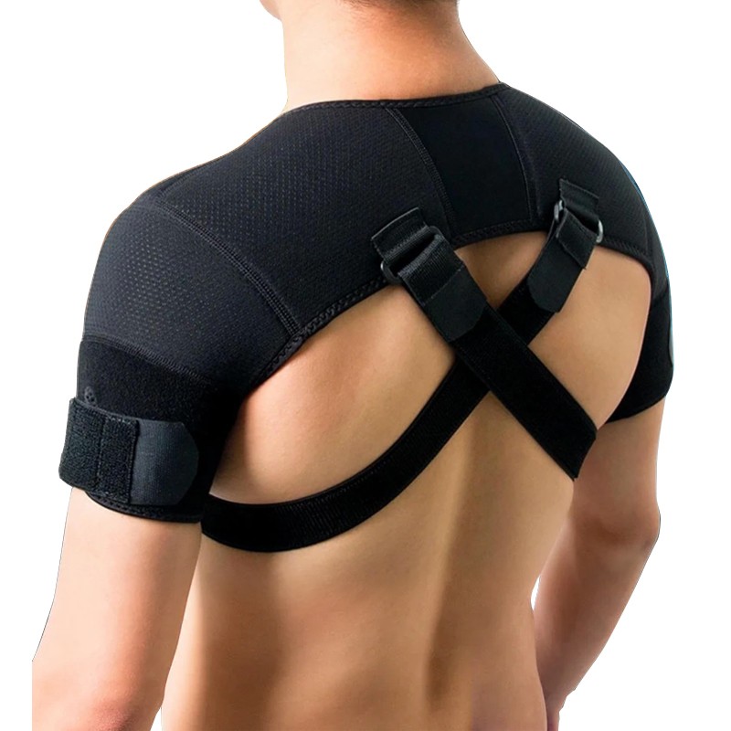 Shoulder Compression Sleeve Brace Support-Torn Rotator Cuff AC Joint Pain Relief