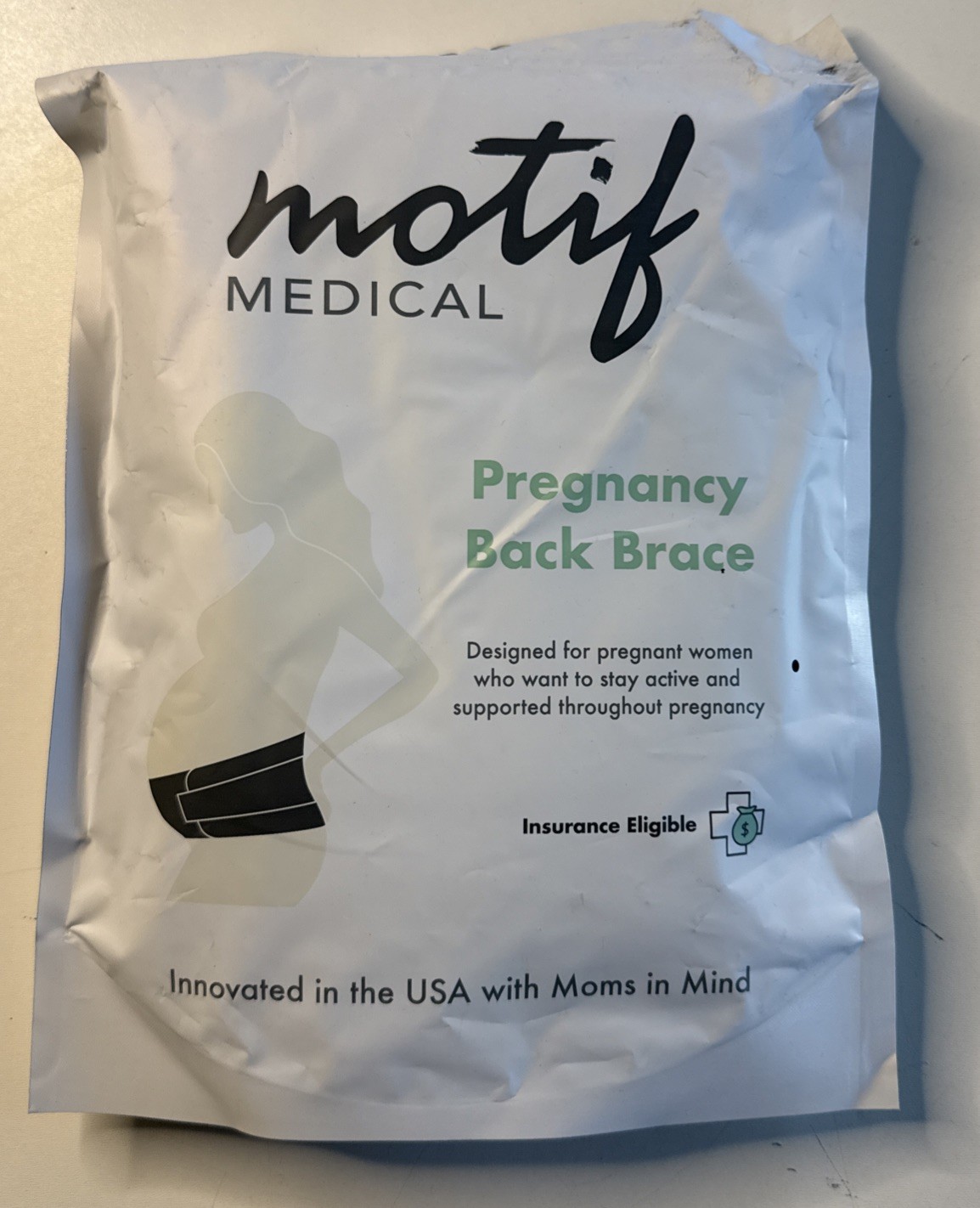 Pregnancy Back Brace New Motif Medical Size Large Support Band NEW