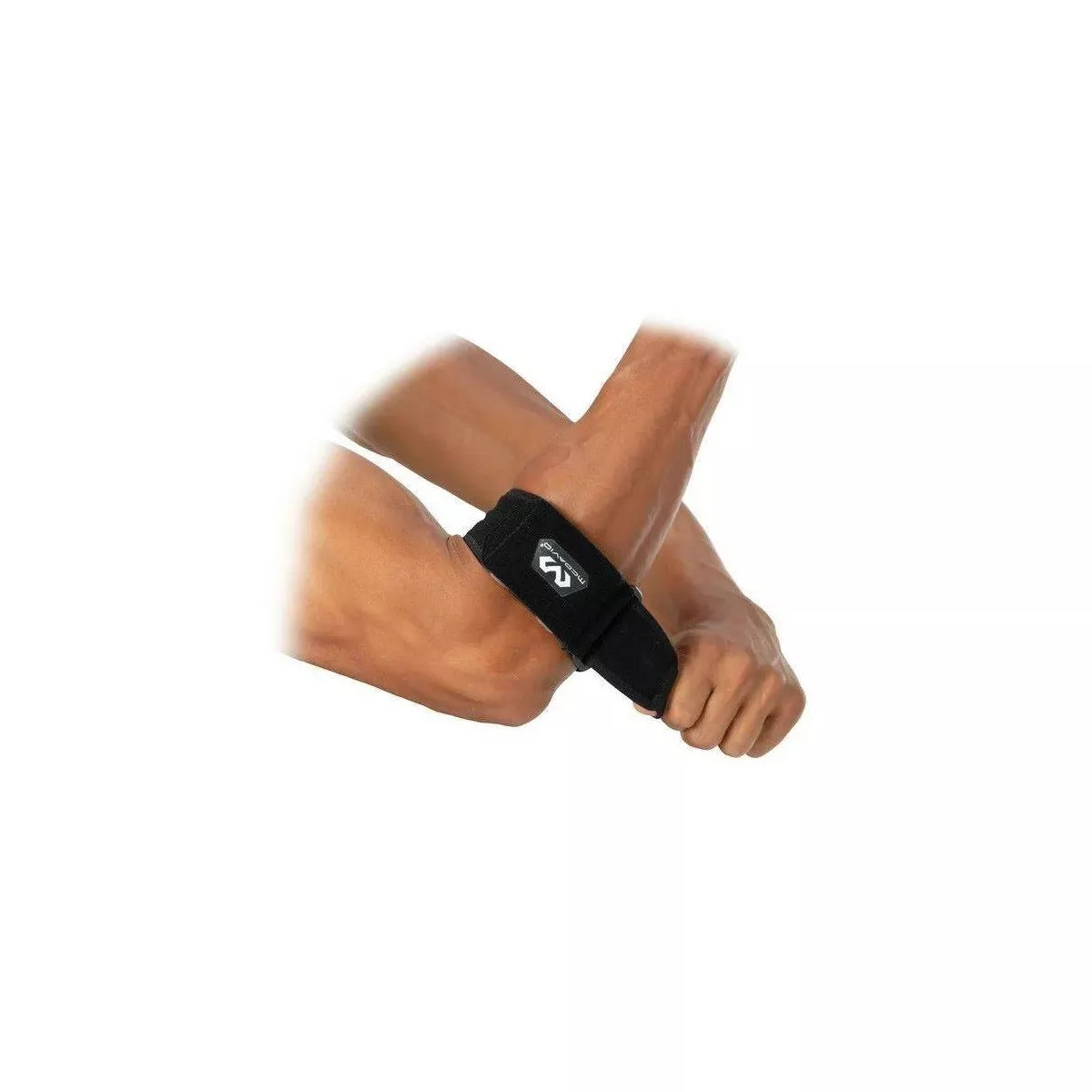 BLACK – MCDAVID SPORT TENNIS AND GOLF ELBOW STRAP: MUSCLE PAIN RELIEF, NYLON
