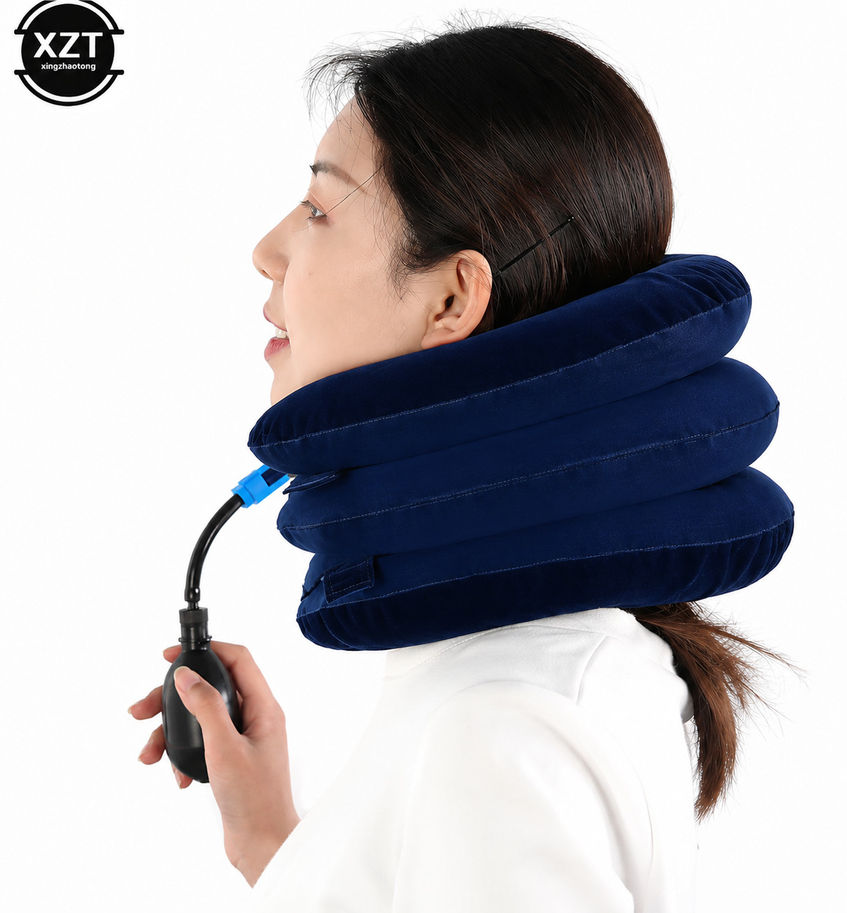Cervical Neck Traction Device Collar Brace Support Pain Relief Stretcher Therapy