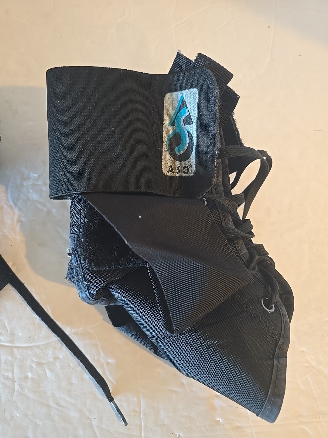Med Spec ASO Ankle Stabilizer – Black, Size Medium Not Speed Lace