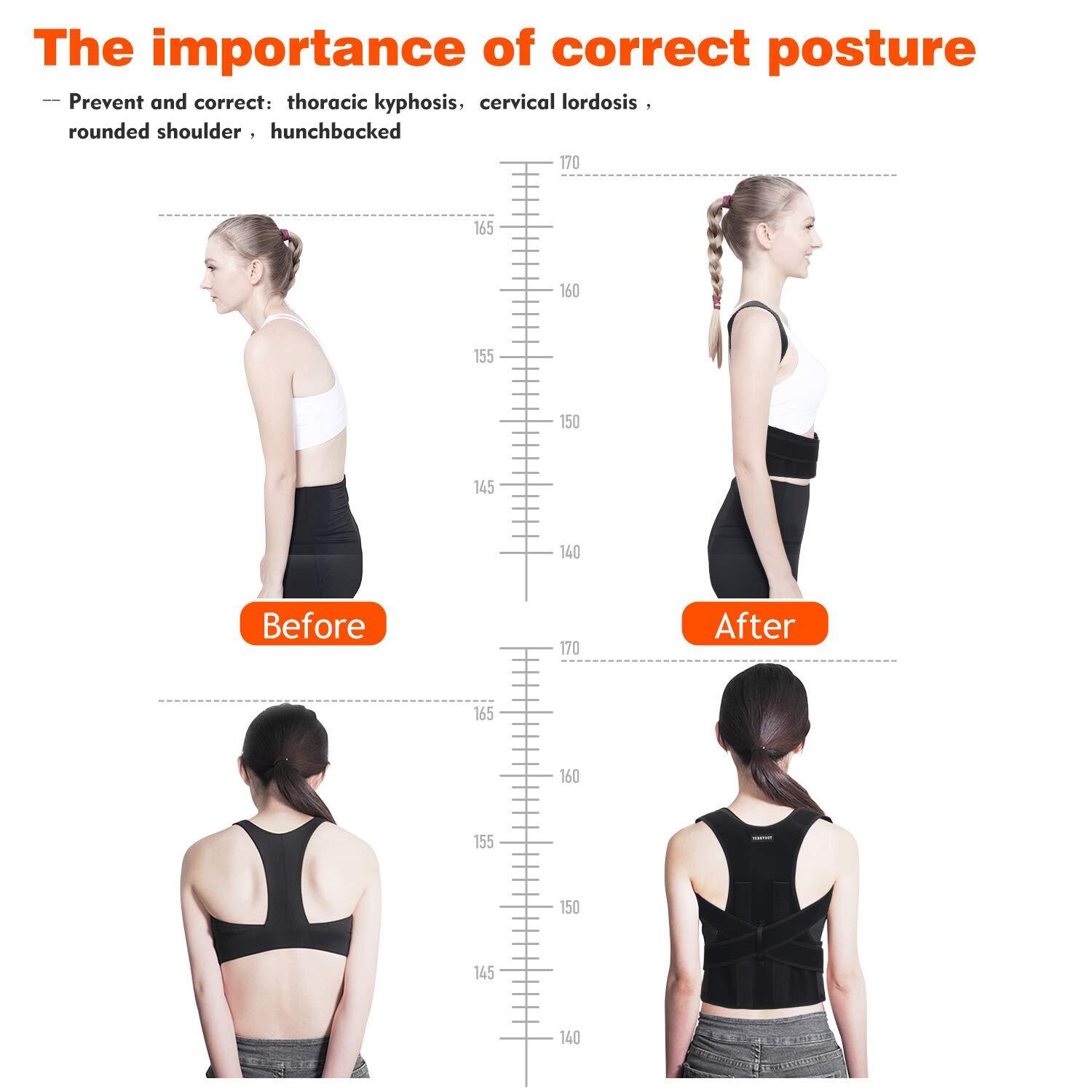 Posture Corrector Adjustable Back Brace Shoulder Support Clavicle Belt Men Women
