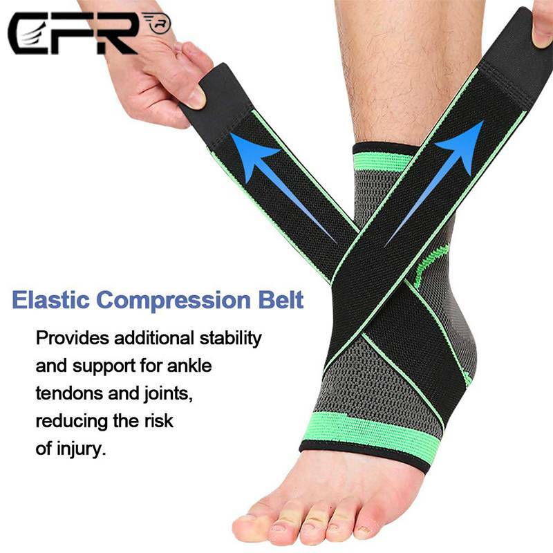 Ankle Support Compression Foot Brace Strap Achilles Tendon Plantar Pain Wrap Gym