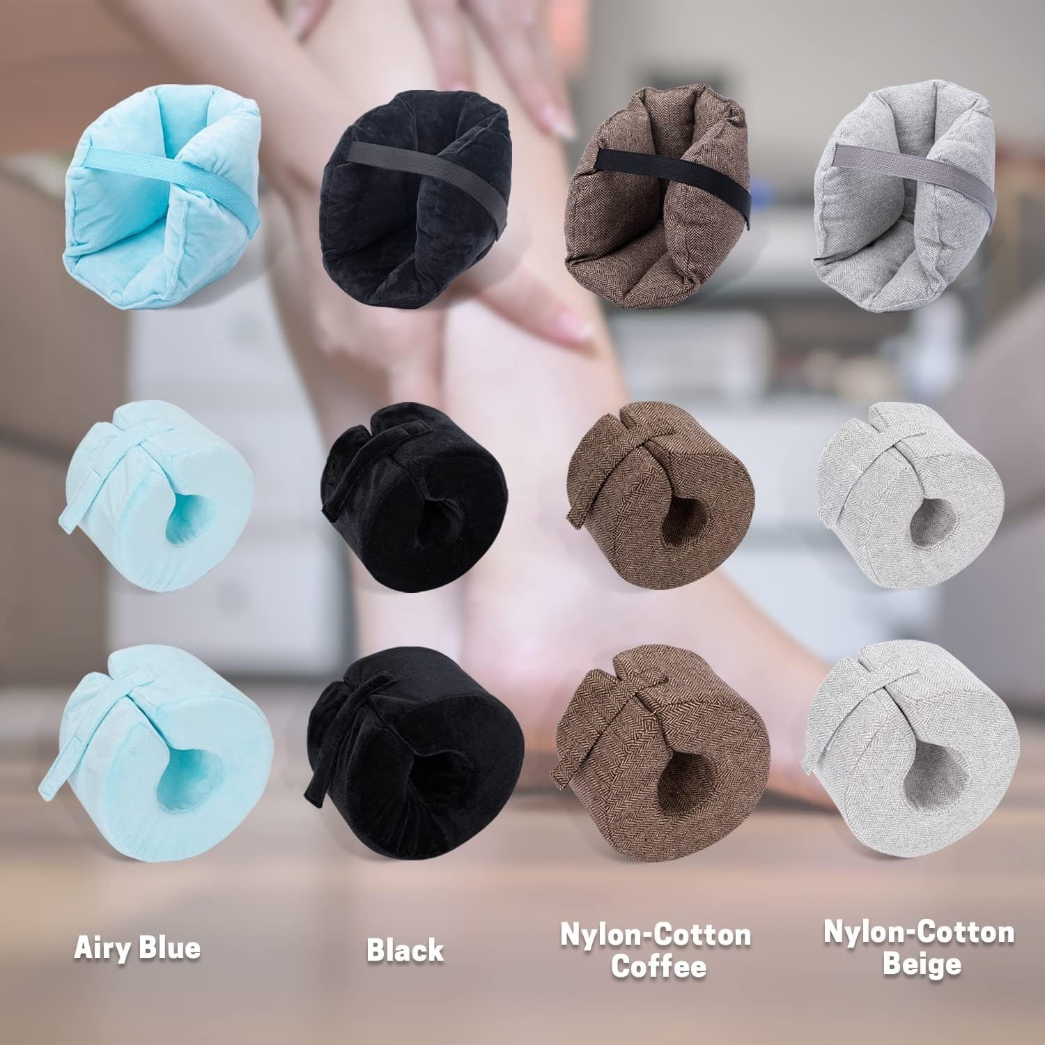 Foot Elevation Pillow Ankle Heel Protector Wedge Foot Support Cushion | Anti-…