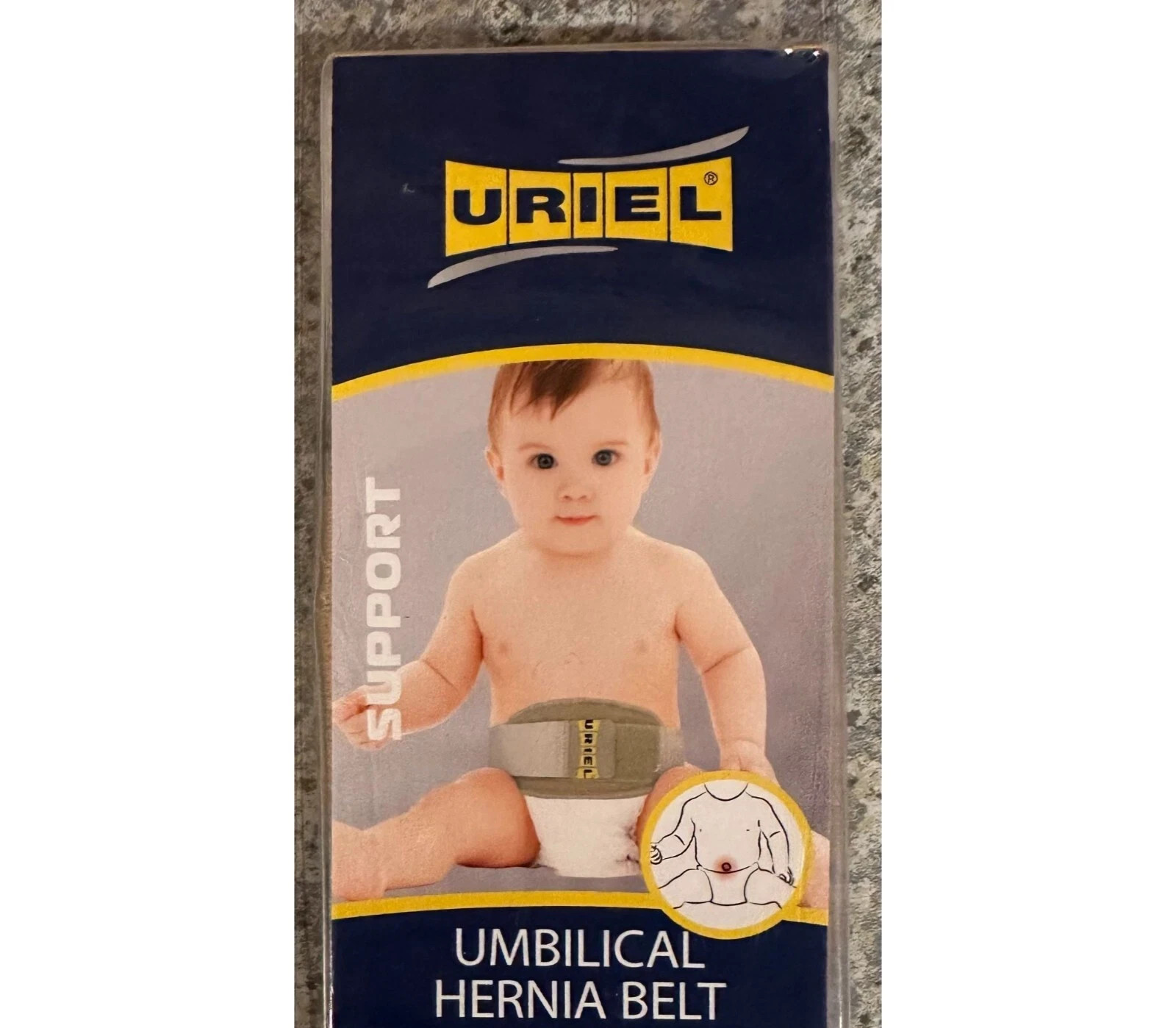 Uriel Umbilical Hernia Belt Infant Size Small Baby Belly Button Wrap Newborn