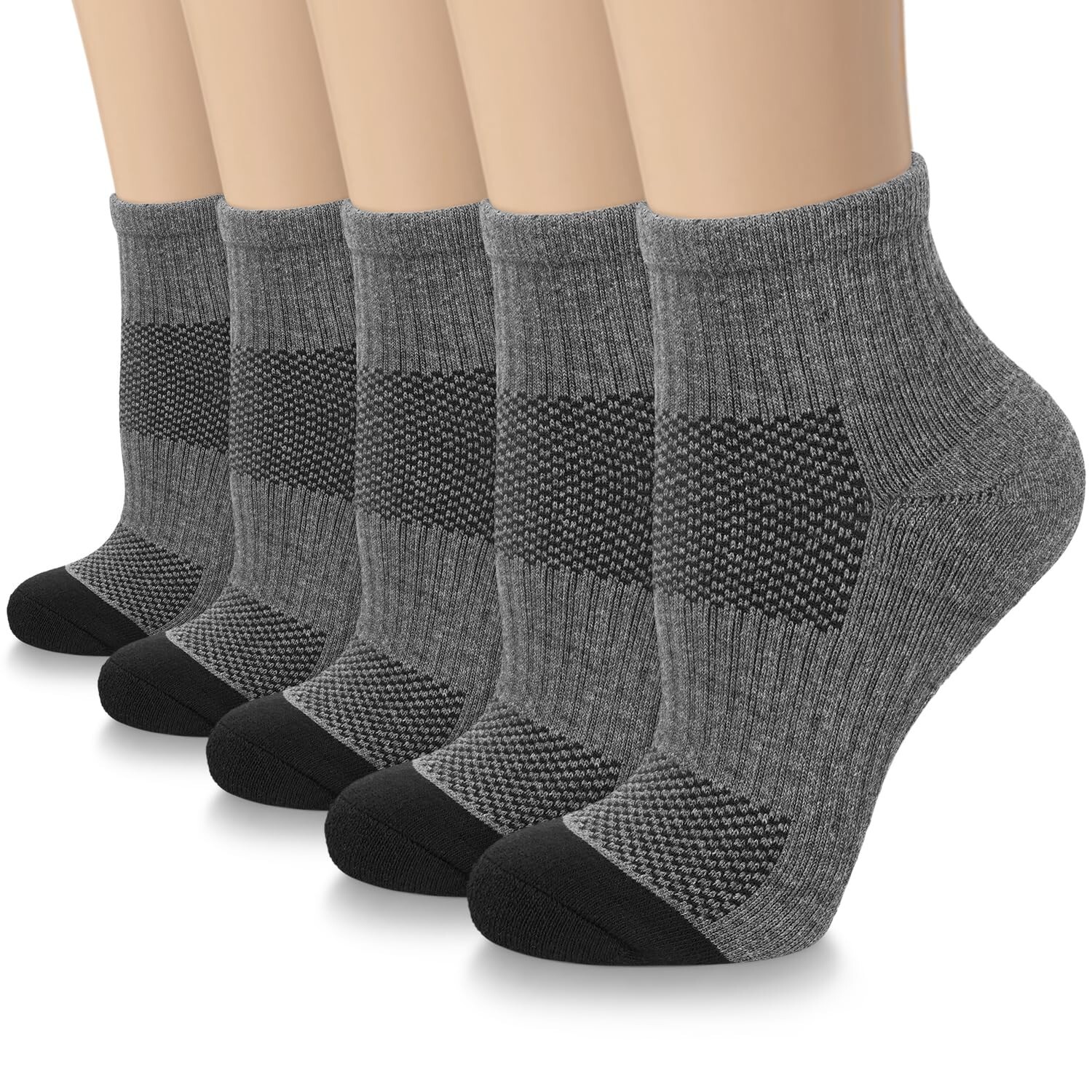 5 Pairs Copper Compression Socks for Women & Men – Ankle Plantar Fasciitis Ar…