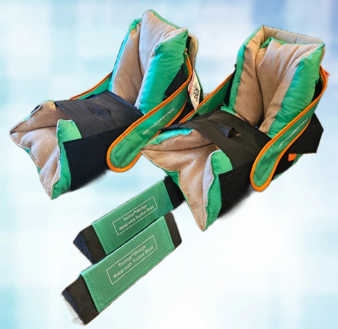 TruVue Standard Size Heel Protector Boots with wedges