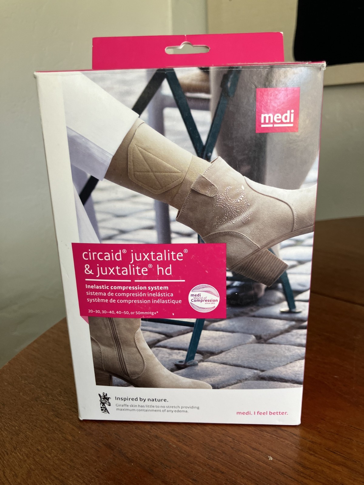 New Medi Circaid Juxtafit Essentials Lower Leg Compression Wrap Large FC Long
