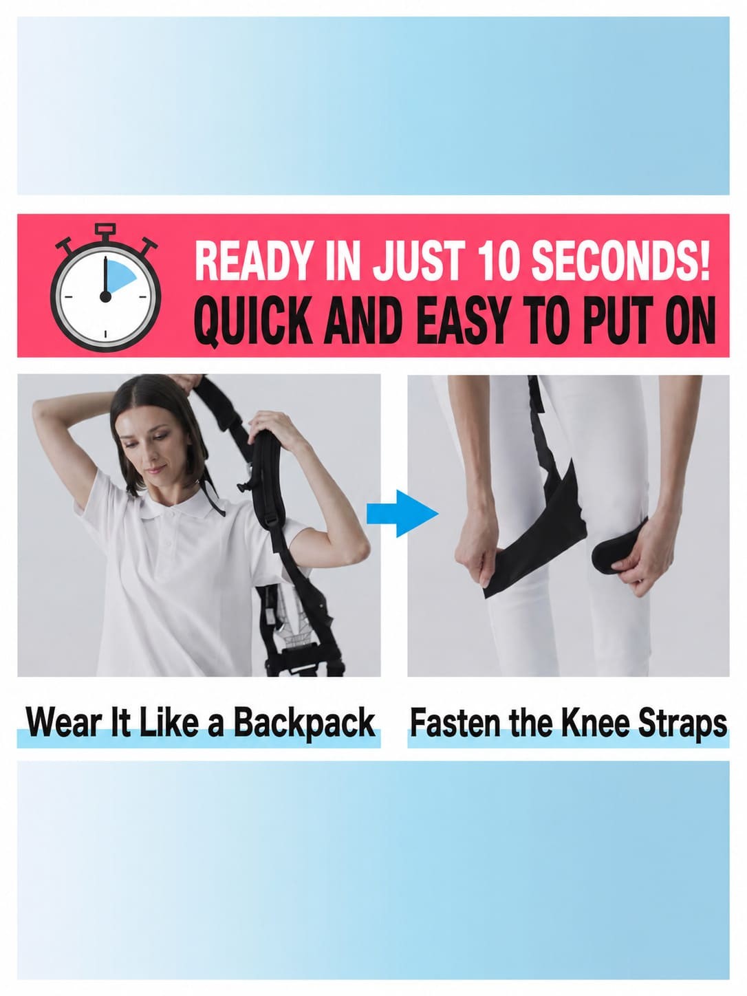 Support Jacket BbAir Lower Back Pain Relief Assist Suit Exoskeleton Free Size