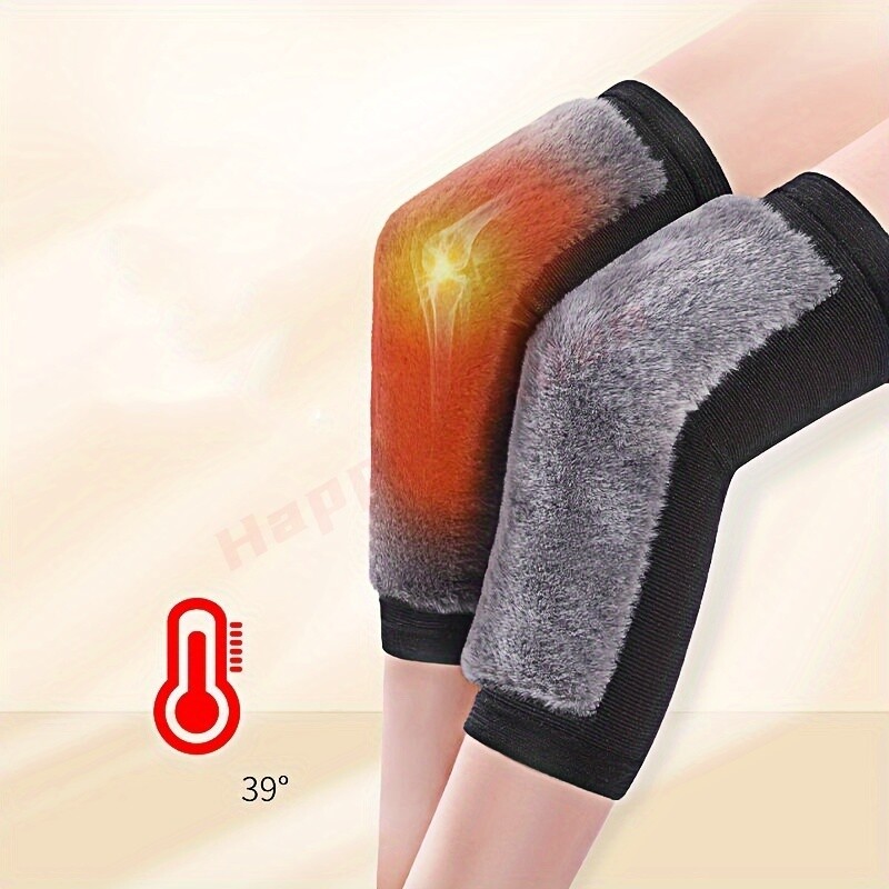Winter Warm Knee Pads Women Men Elderly Cold Leg Arthritis Kneepad Knee Support